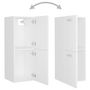 Voir la diapositive 5 : VIDAXL Armoire de salle de bain Blanc 30x30x80 cm Bois d'ingenierie