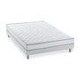 Voir la diapositive 3 : FINLANDEK Ensemble matelas mousse memoire de forme + sommier 140 x 190 - Confort ferme - Epaisseur 14 cm - 5 zones - FINLANDEK Koysi