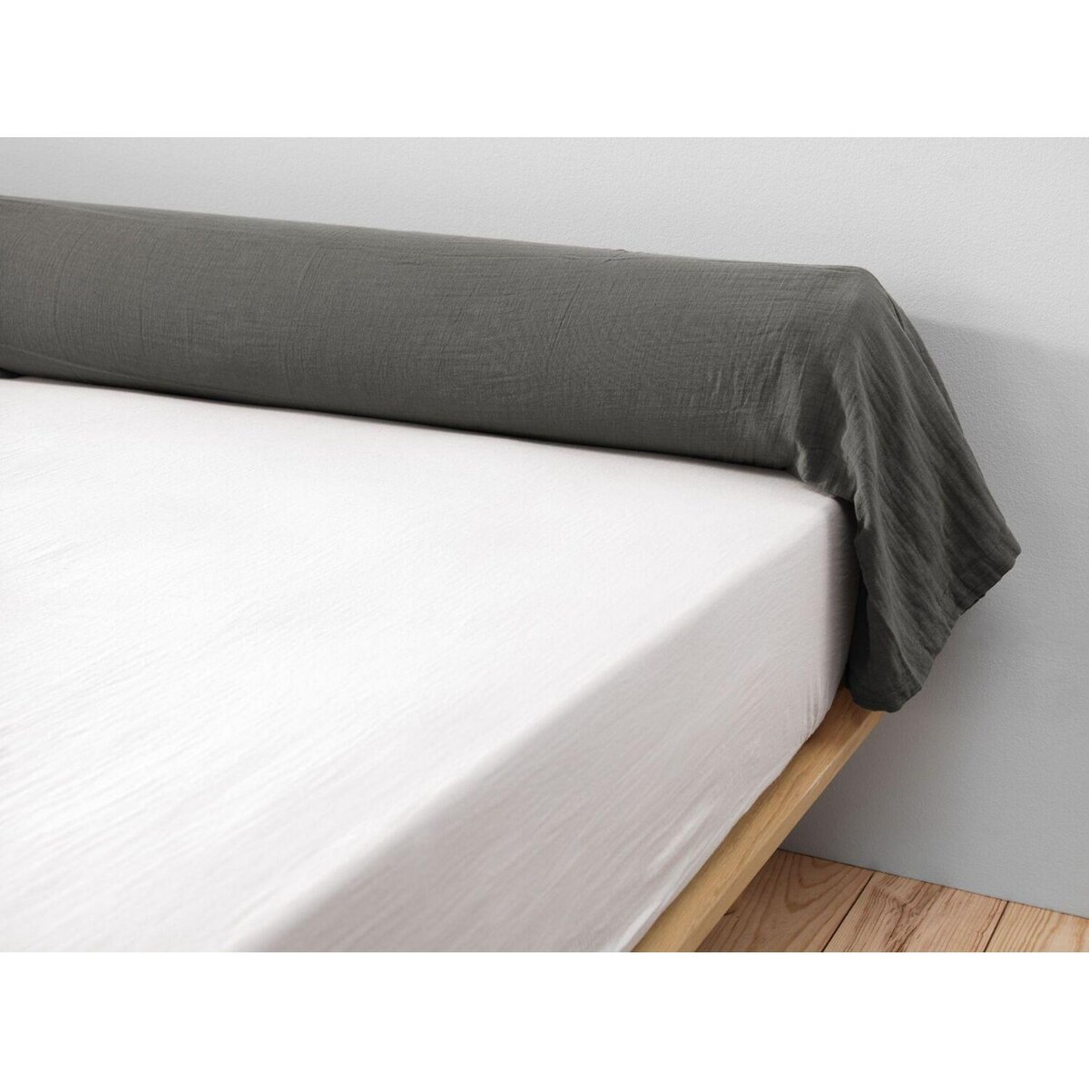 Home collection Taie de traversin 100% gaze de coton