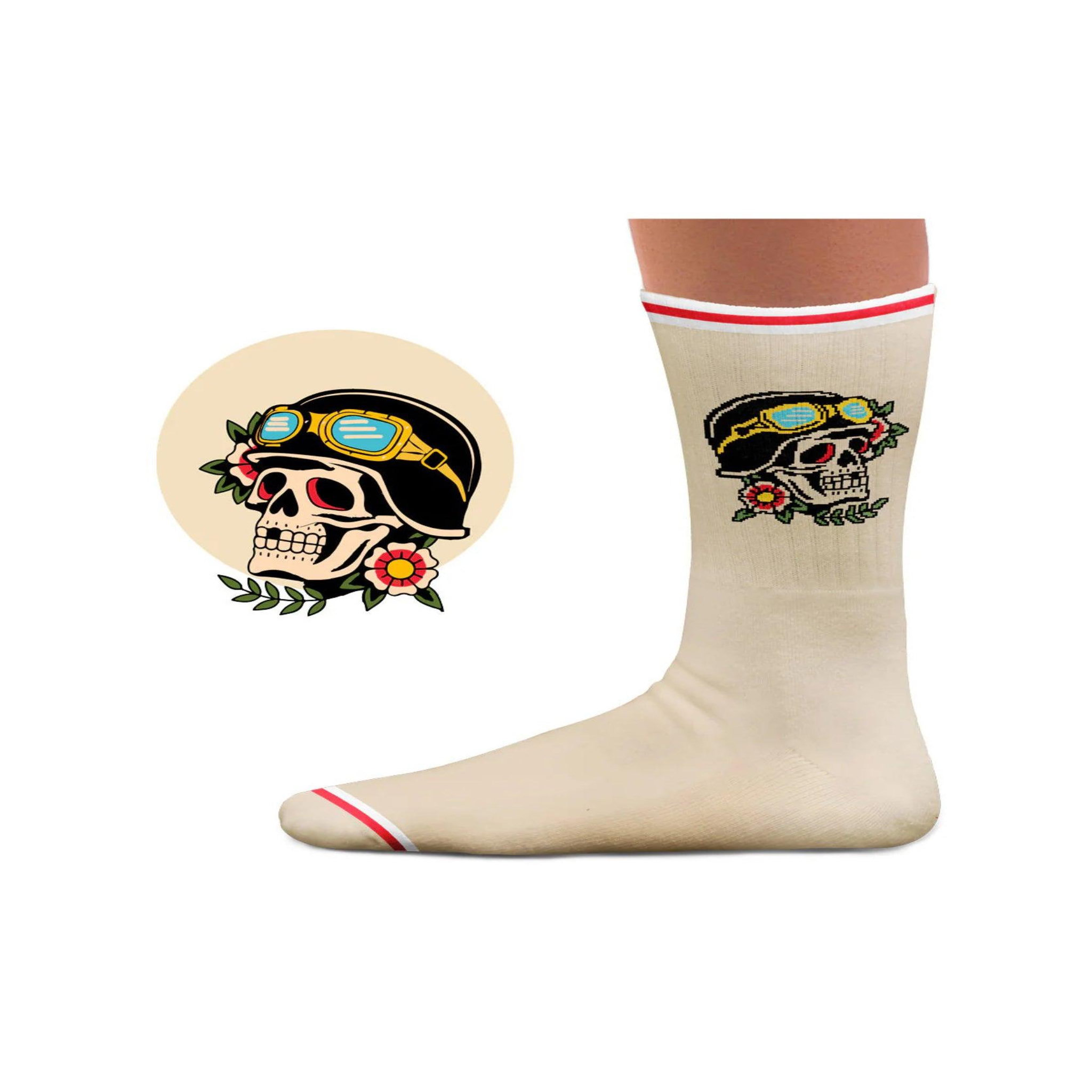 Voir la diapositive 3 : SOCK AFFAIRS Chaussettes sport tatouage symbole américain