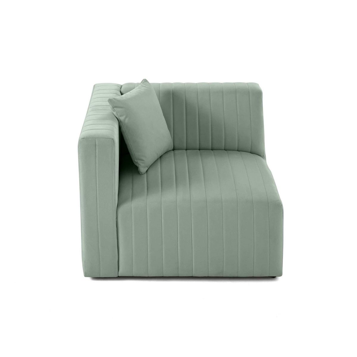 LISA DESIGN Nova - module d'assise gauche - en velours