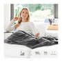 Voir la diapositive 2 : Medisana Medisana Couverture chauffante XXL HB 675 2x1,5 m Gris