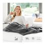 Voir la diapositive 2 : Medisana Medisana Couverture chauffante XXL HB 675 2x1,5 m Gris