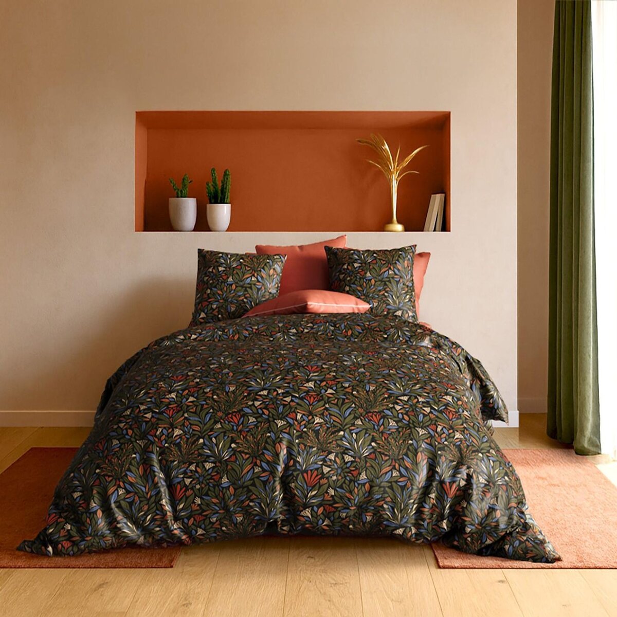 ATELIER DU COTON Parure housse de couette 100% coton 71fils bogota