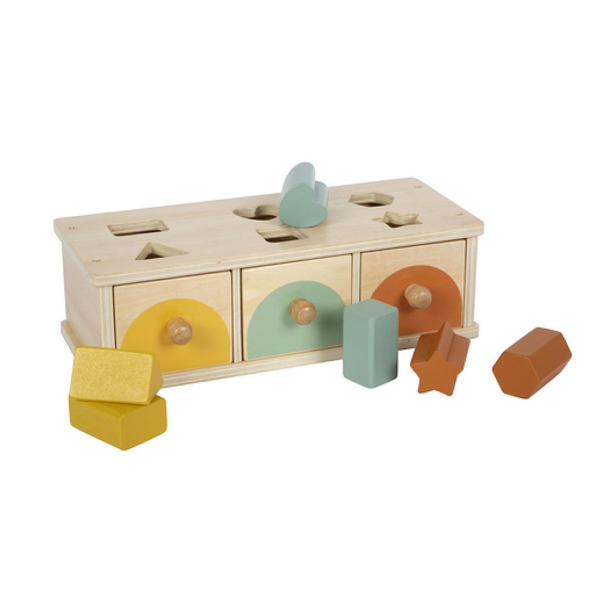 SMALLFOOT Jeu de tri Montessori - Boite d encastrement