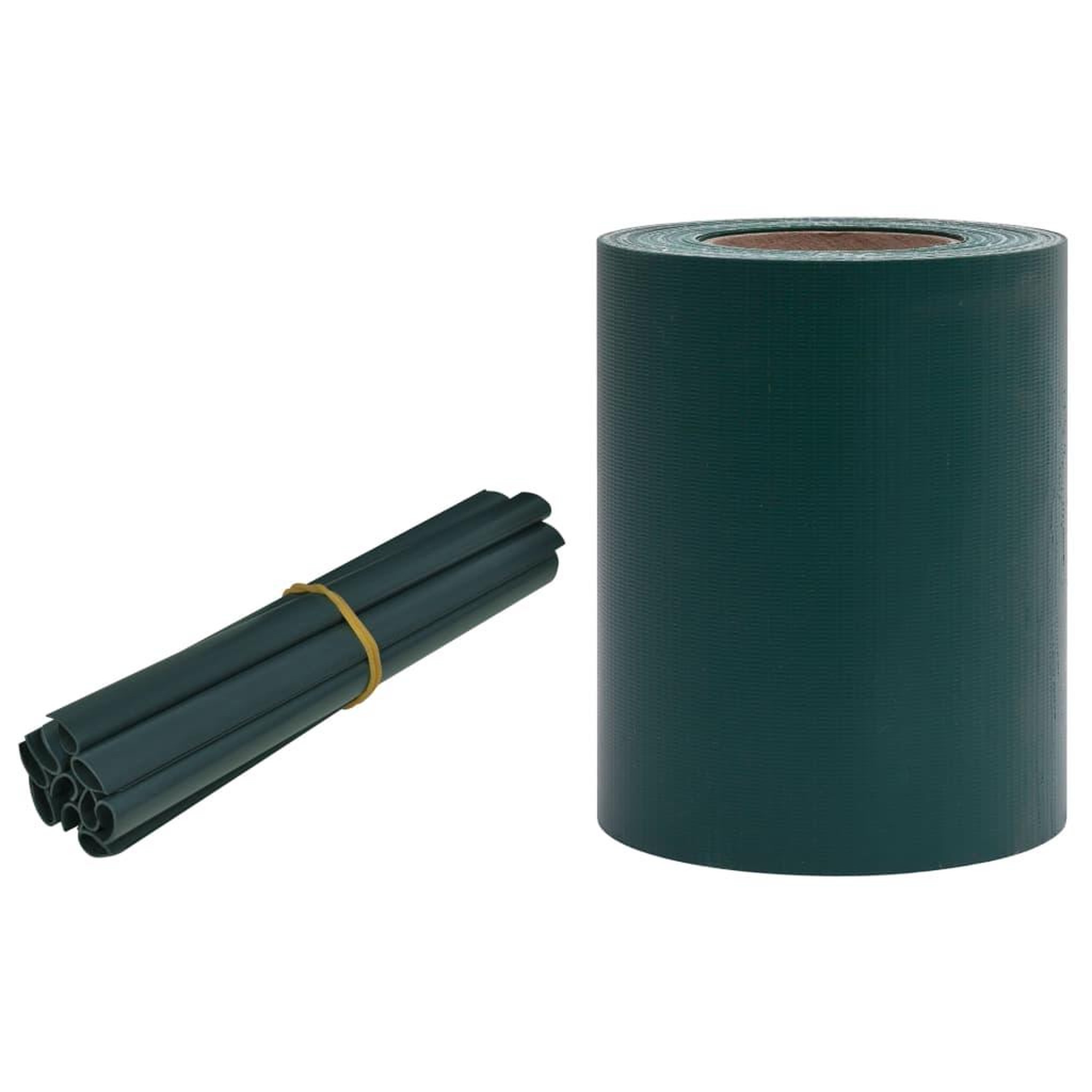 Voir la diapositive 2 : VIDAXL Ecran d'intimite de jardin PVC 35x0,19 m Vert mat