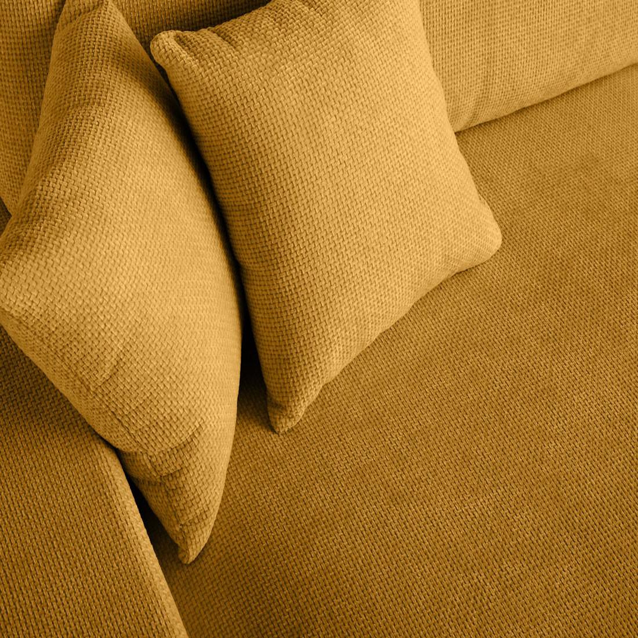 Voir la diapositive 5 : LISA DESIGN Pivoine - canapé d'angle réversible - 4 places - convertible avec coffre - en velours texturé