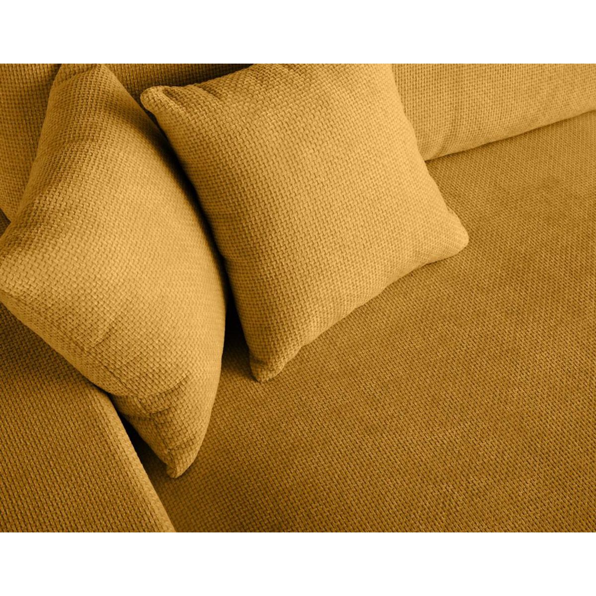 LISA DESIGN Pivoine - canapé d'angle réversible - 4 places - convertible avec coffre - en velours texturé