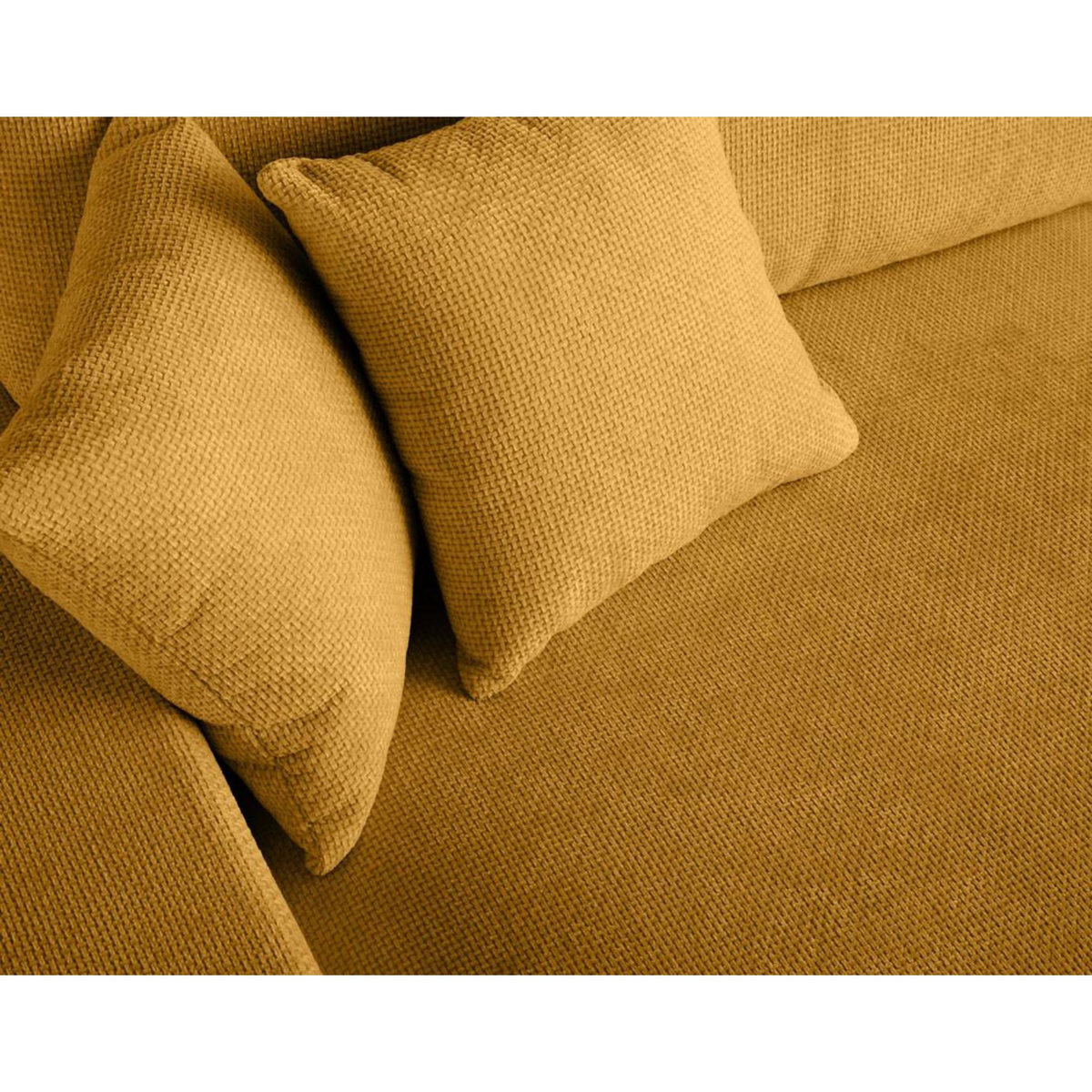 LISA DESIGN Pivoine - canapé d'angle réversible - 4 places - convertible avec coffre - en velours texturé