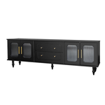 MERAX Meuble tv. Coloris disponibles : Blanc, Noir