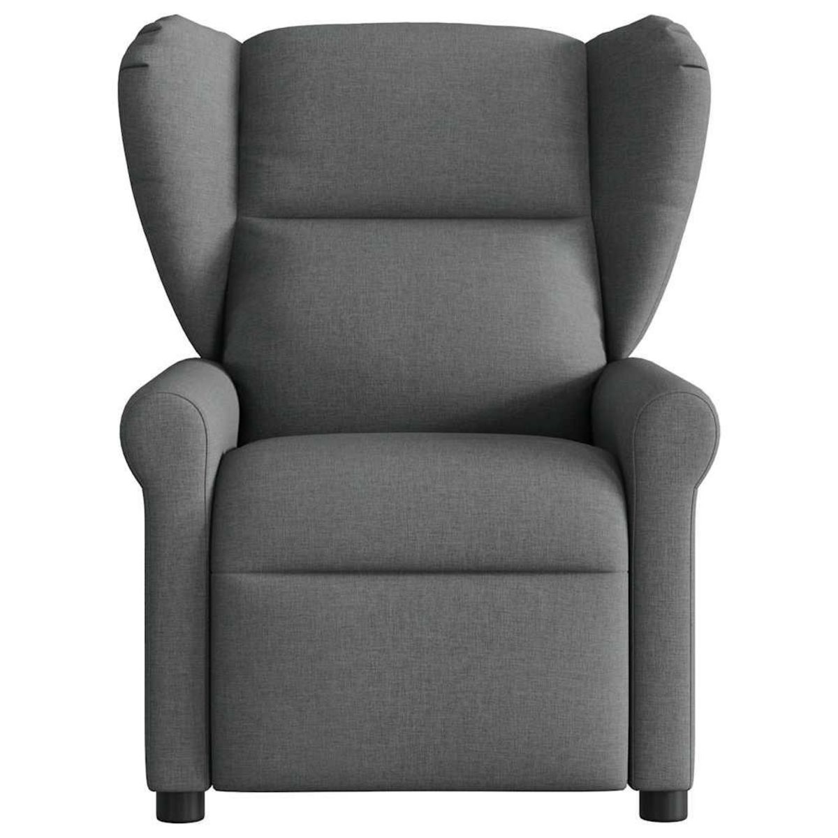 VIDAXL Fauteuil de massage inclinable Gris fonce Tissu