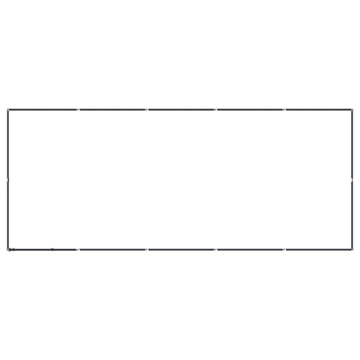 VIDAXL Chenil d'exterieur pour chiens Acier 9,22 m²