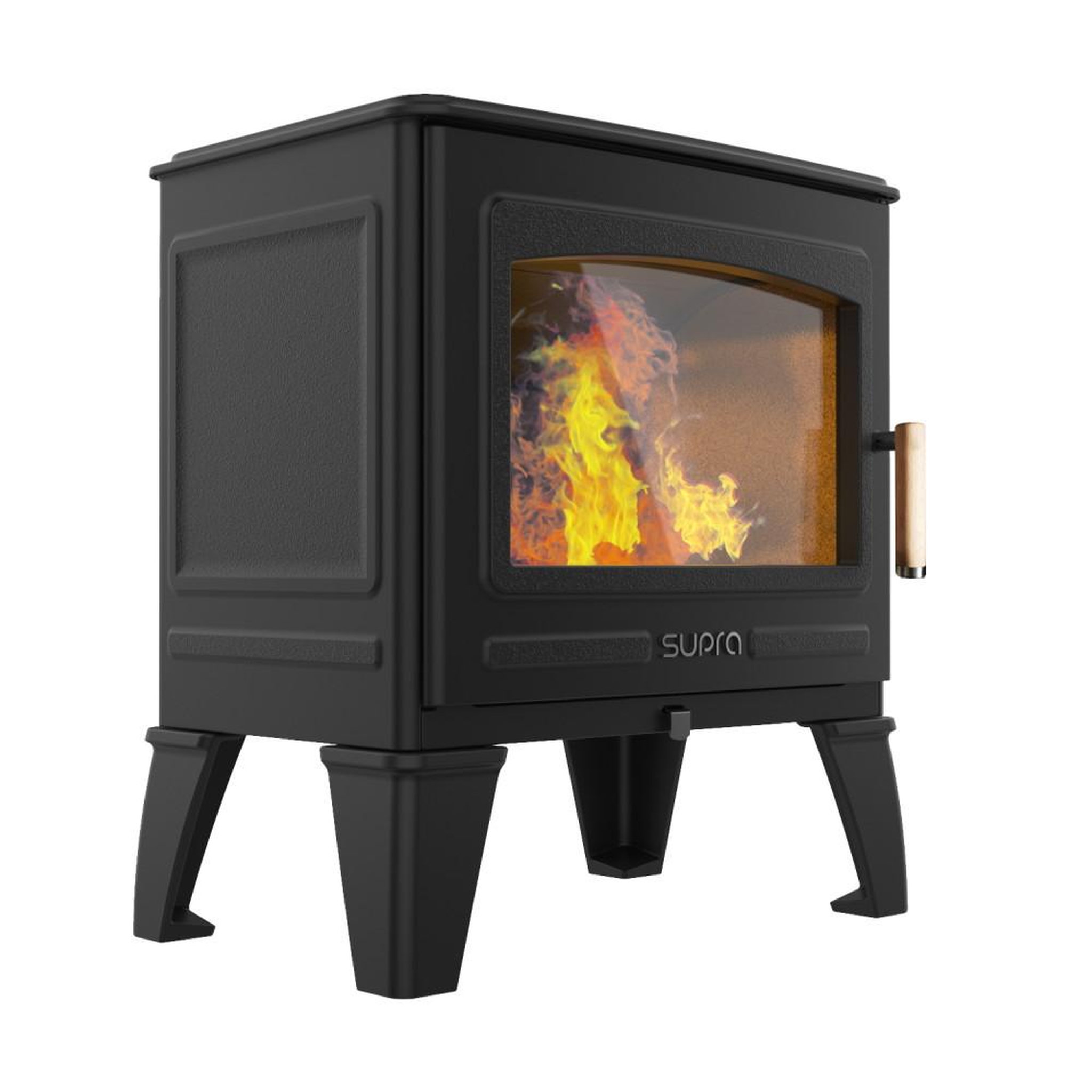 Supra Poêle à bois GEORGES 6,7KW en fonte - eco design