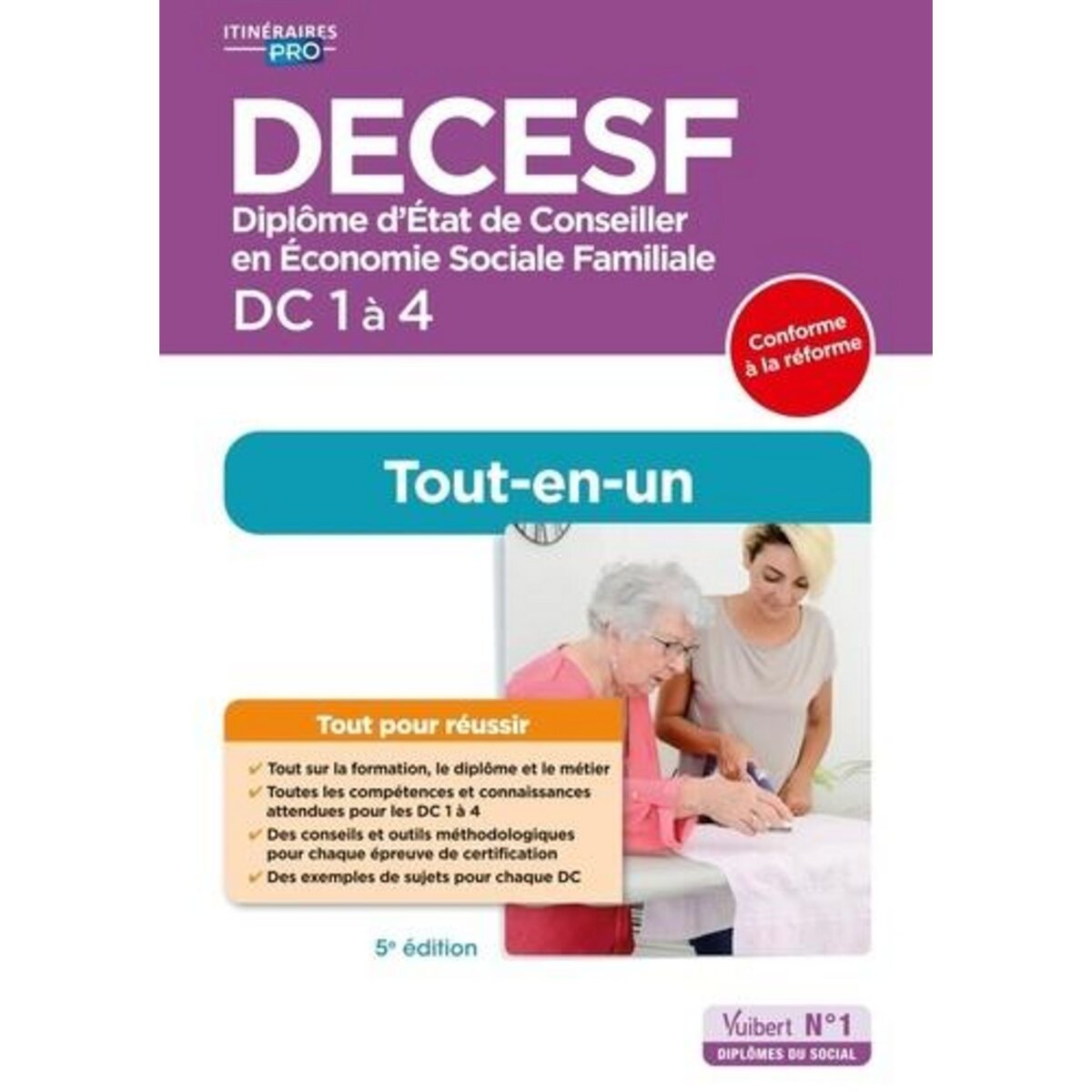DECESF DC 1 A 4. DIPLOME D'ETAT DE CONSEILLER EN ECONOMIE SOCIALE FAMILIALE, 5E EDITION, Fostel Agnès
