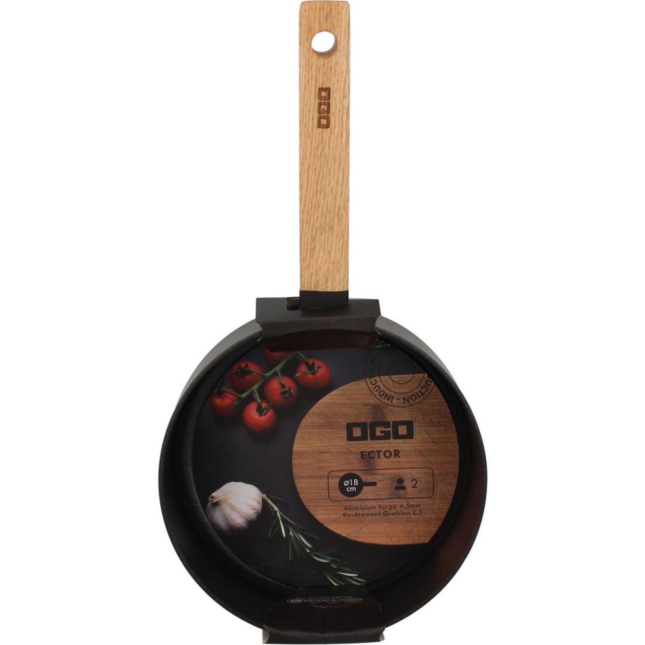 Voir la diapositive 2 : OGO LIVING Casserole ector 18cm