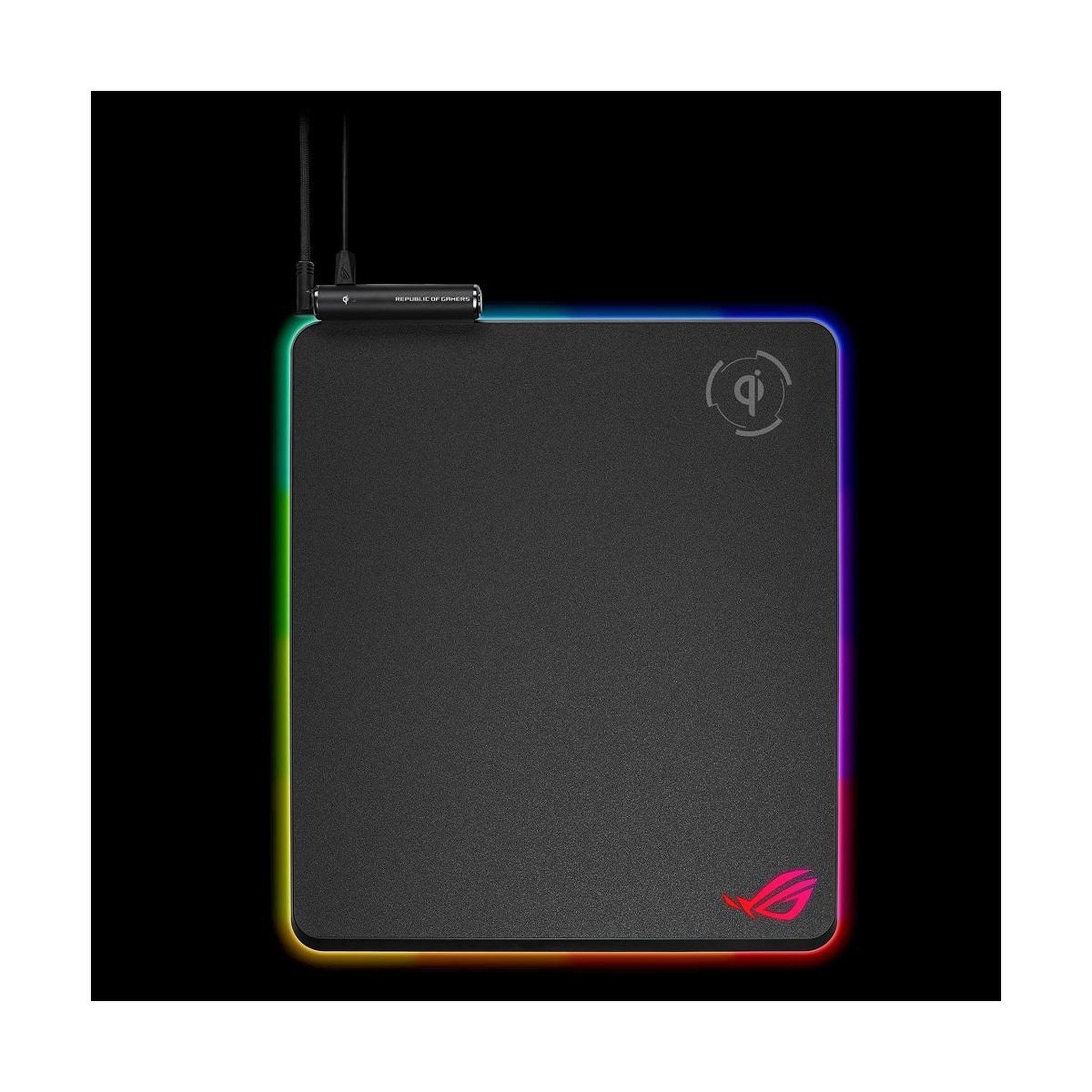Voir la diapositive 3 : ASUS ASUS ROG Balteus Qi Tapis de souris de jeu Noir