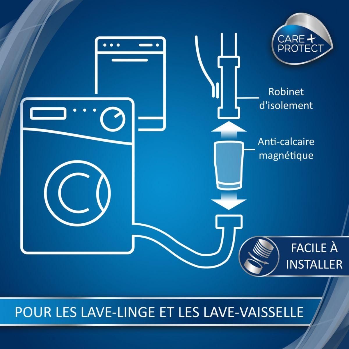 CARE PROTECT Anti-calcaire magnétique magnetique Puissance  19 800 Gauss