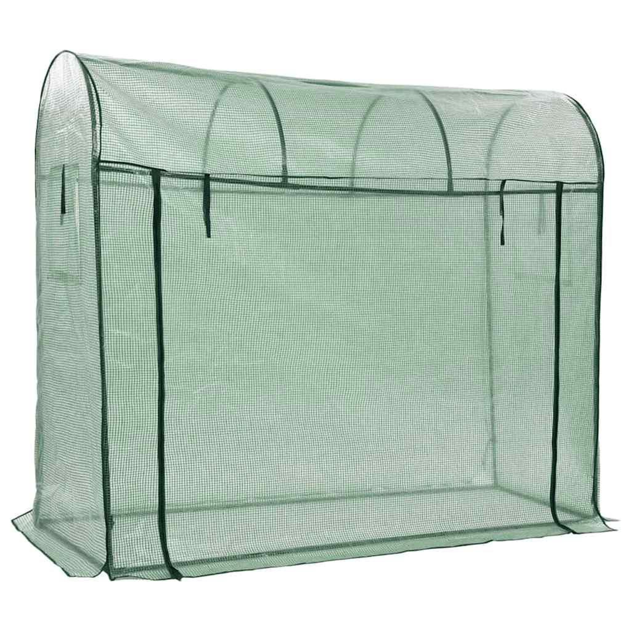 Voir la diapositive 3 : VIDAXL Serre avec porte zippee 200x80x170 cm