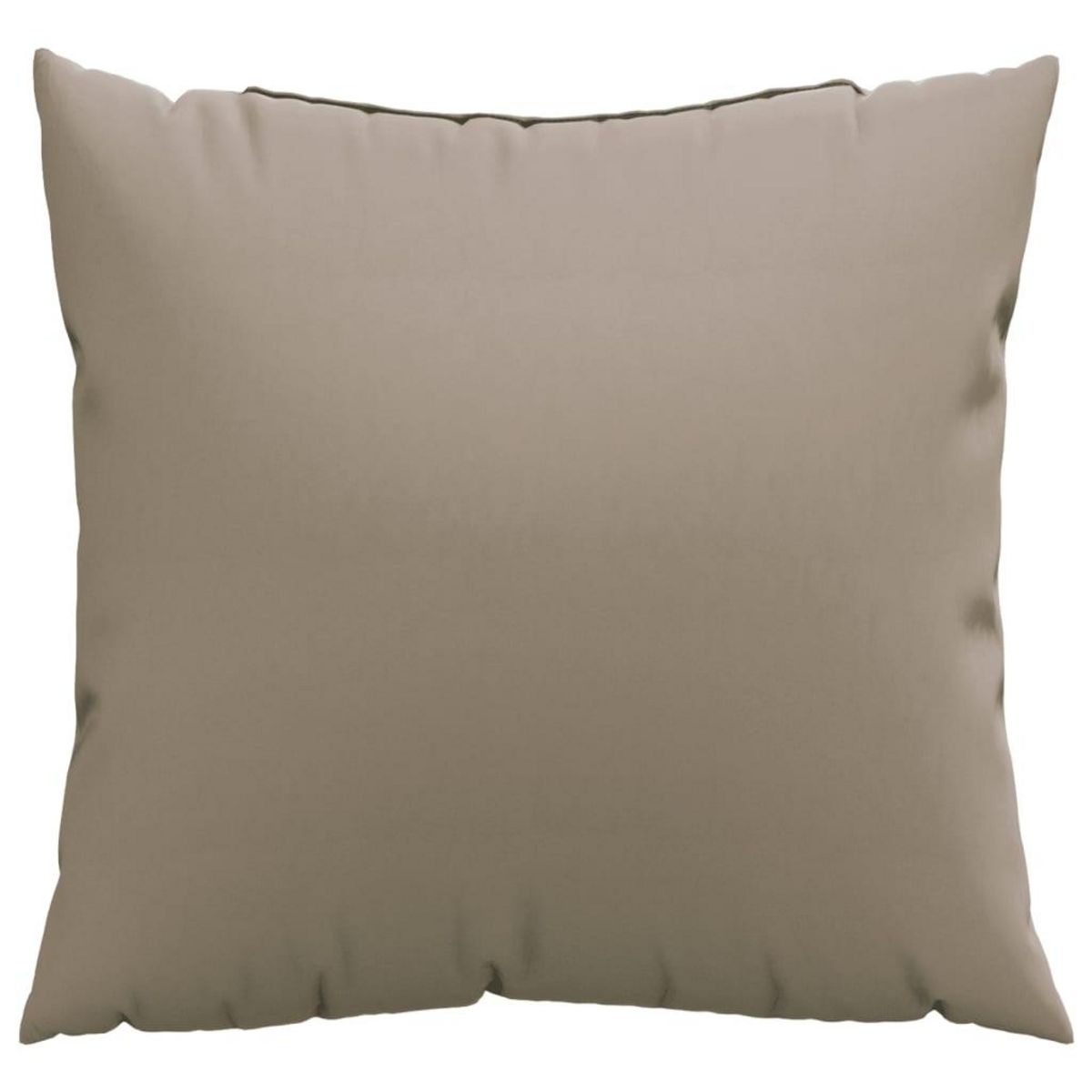 VIDAXL Coussins de canape lot de 4 taupe 50x50 cm tissu