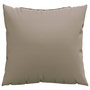 Voir la diapositive 3 : VIDAXL Coussins de canape lot de 4 taupe 50x50 cm tissu