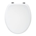FIVE Abattant WC en Bois  Luxe  43cm Blanc
