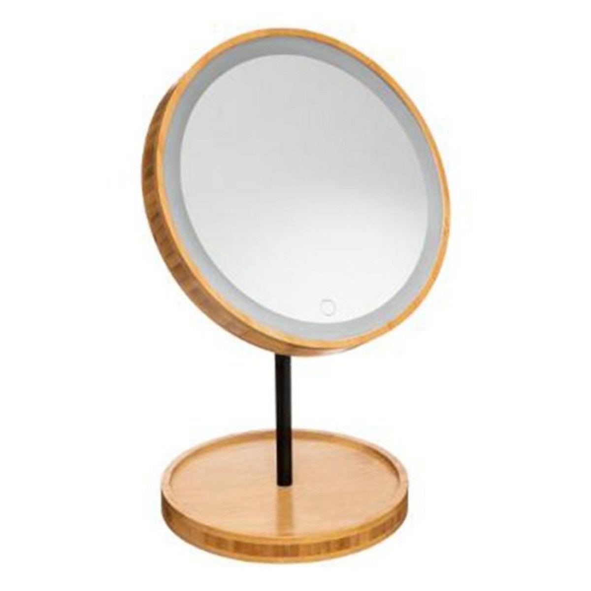 FIVE Miroir de Salle de Bain  Led Bambou  31cm Naturel