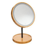 FIVE Miroir de Salle de Bain  Led Bambou  31cm Naturel