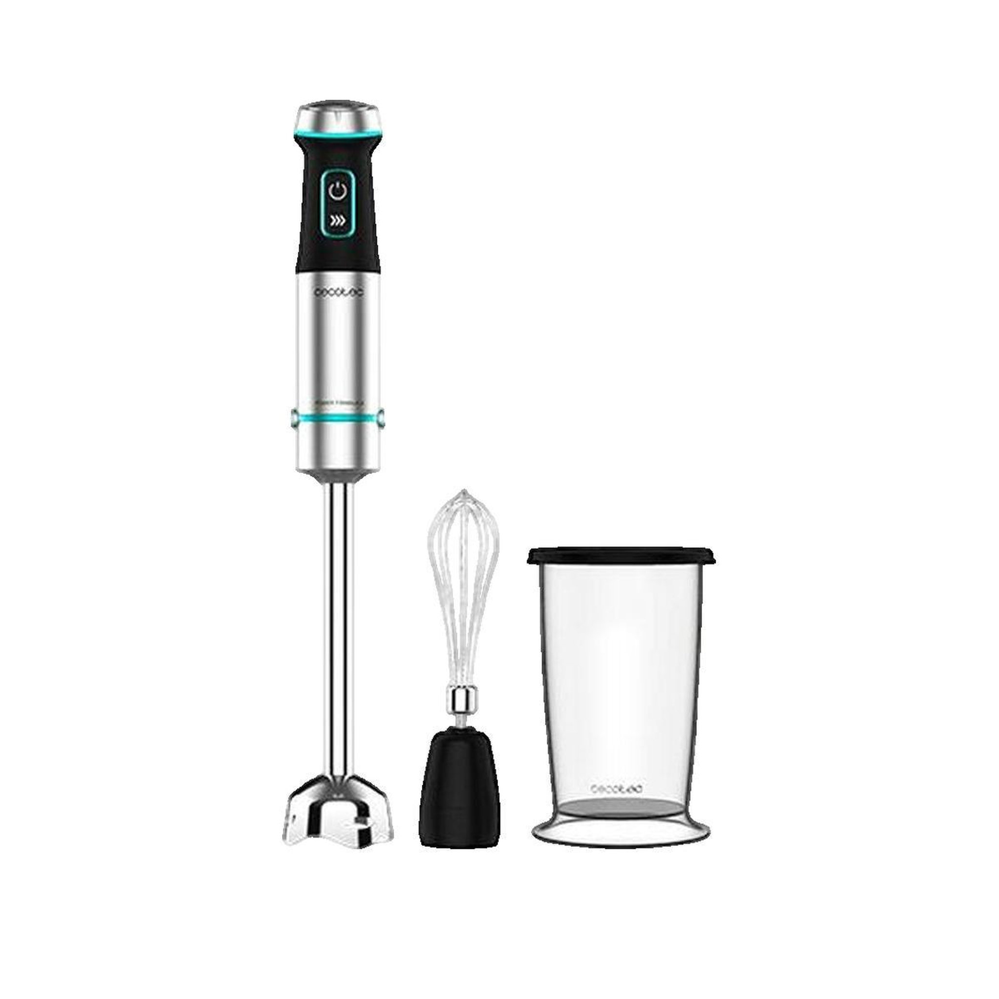 Voir la diapositive 1 : CECOTEC Mixeur plongeant Cecotec Power TitanBlack 1200 XL Cream titane noir