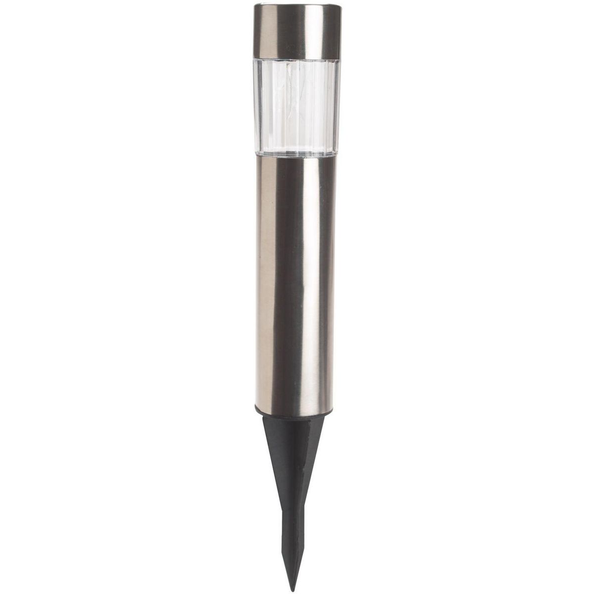 Inkazen Lot de 4 bornes tube solaire Gris