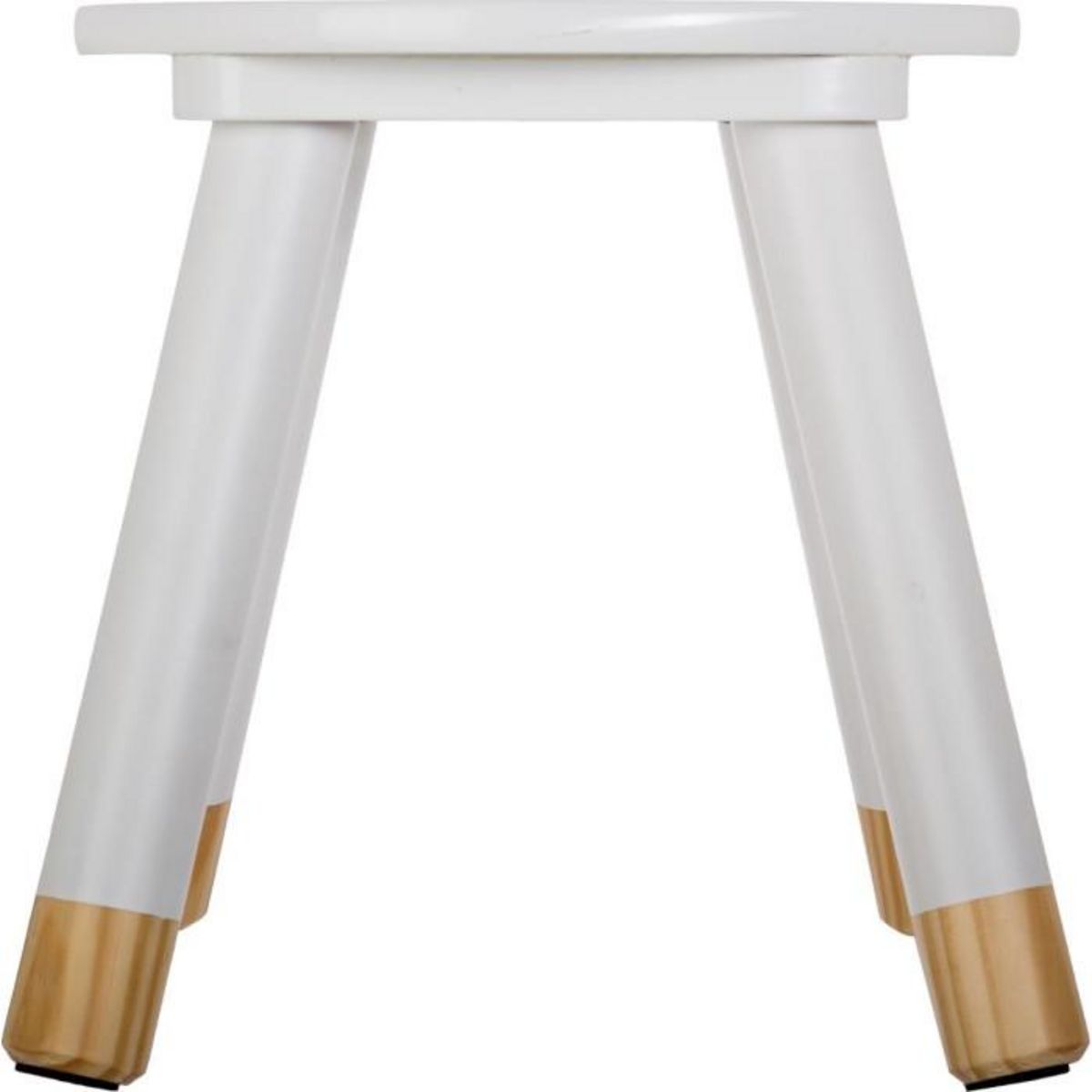 Atmosphera Kids Tabouret Enfant Design  Douceur  26cm Blanc