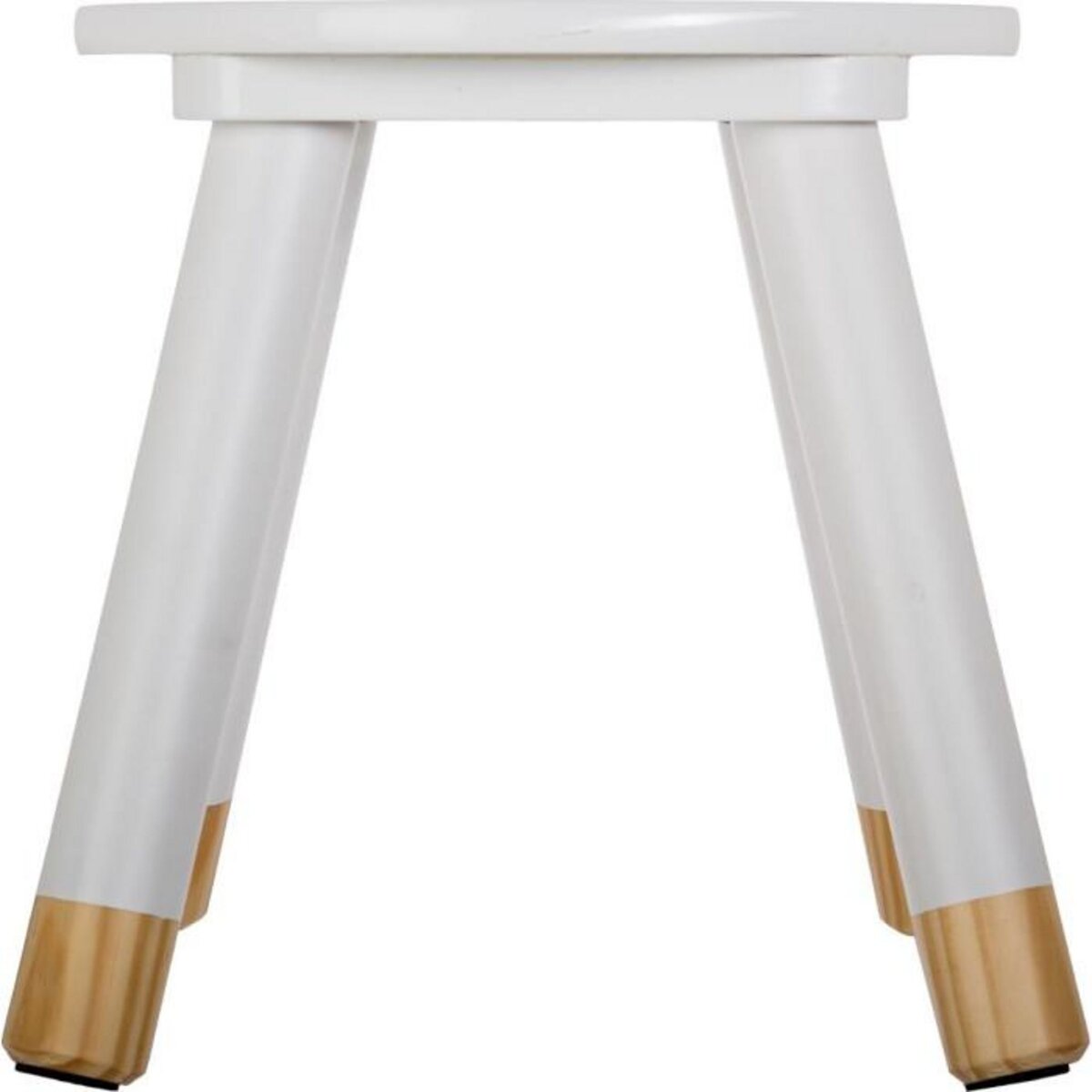 Atmosphera Kids Tabouret Enfant Design  Douceur  26cm Blanc