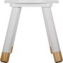 Voir la diapositive 2 : Atmosphera Kids Tabouret Enfant Design  Douceur  26cm Blanc
