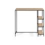 Voir la diapositive 6 : Table haute mange debout avec étagères style industriel 110 cm HOUSTON