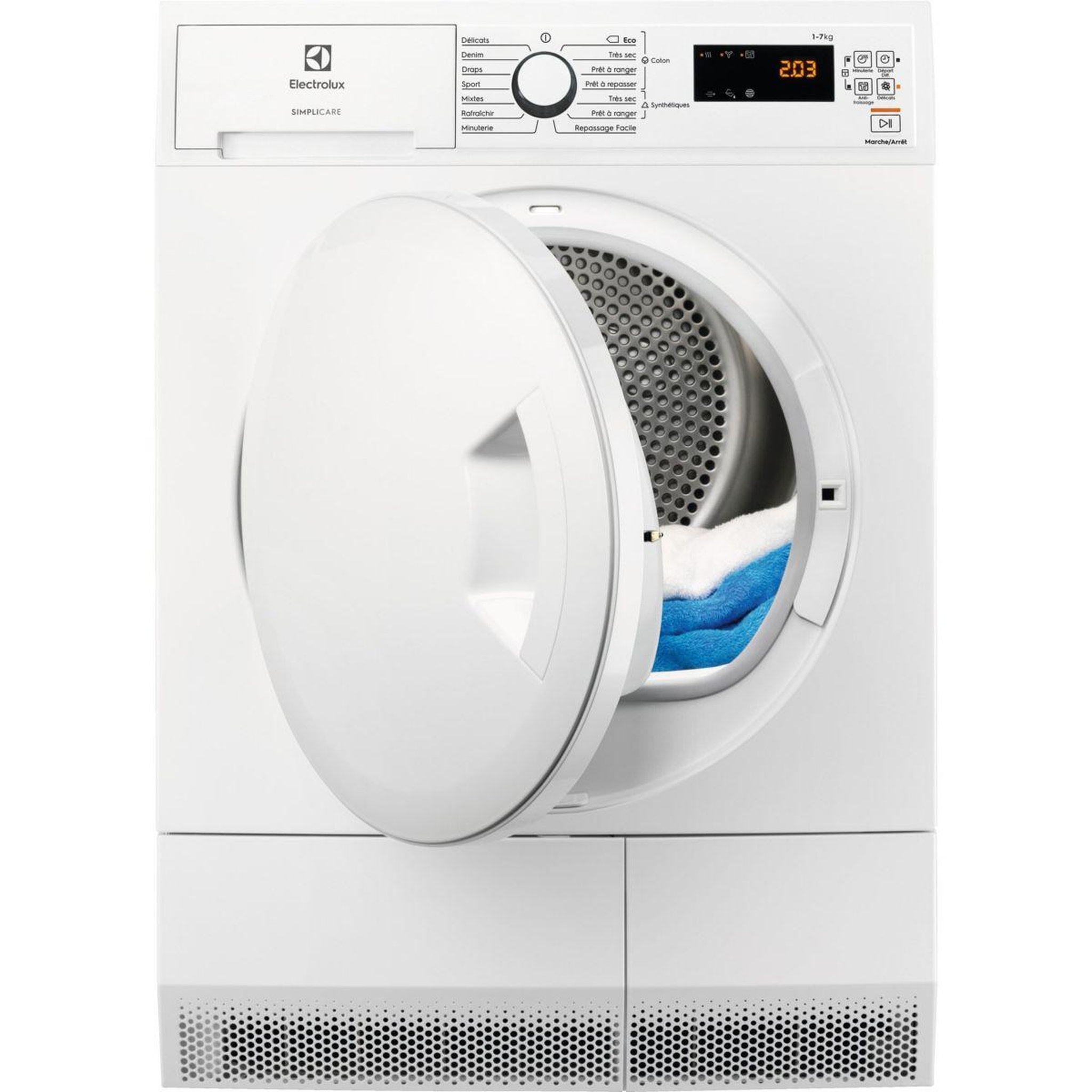 Voir la diapositive 3 : ELECTROLUX Sèche linge à condensation EW6C4723SC