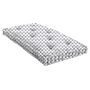 Voir la diapositive 1 : Matelas palette forme rectangulaire en polycoton motif végétal