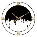 Paris Prix Horloge Murale en Métal  Splash  66cm Noir