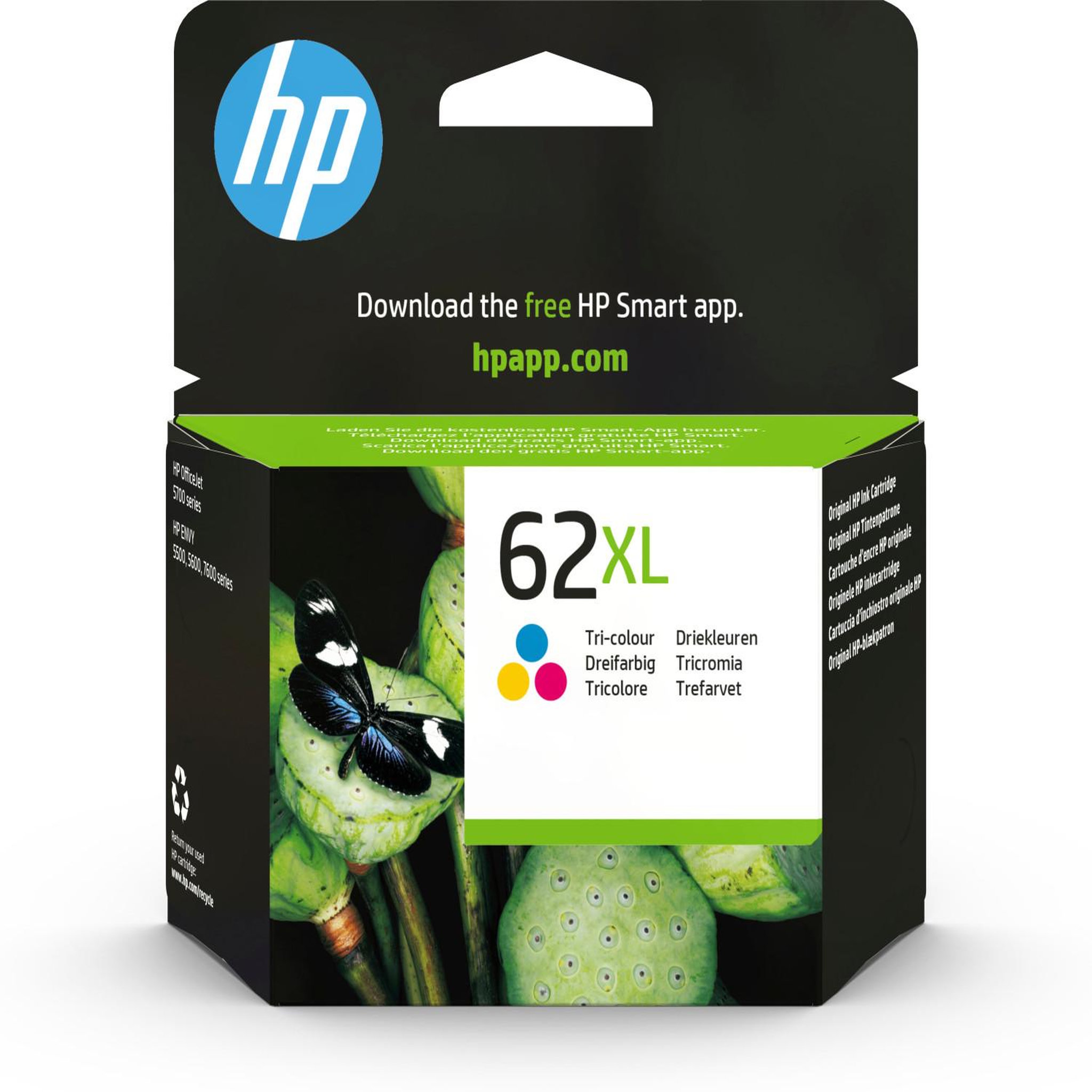 Voir la diapositive 1 : HP Hp 62xl cartouche d'encre trois couleurs grande capacité authentique