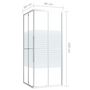 Voir la diapositive 6 : VIDAXL Cabine de douche ESG 80x80x180 cm