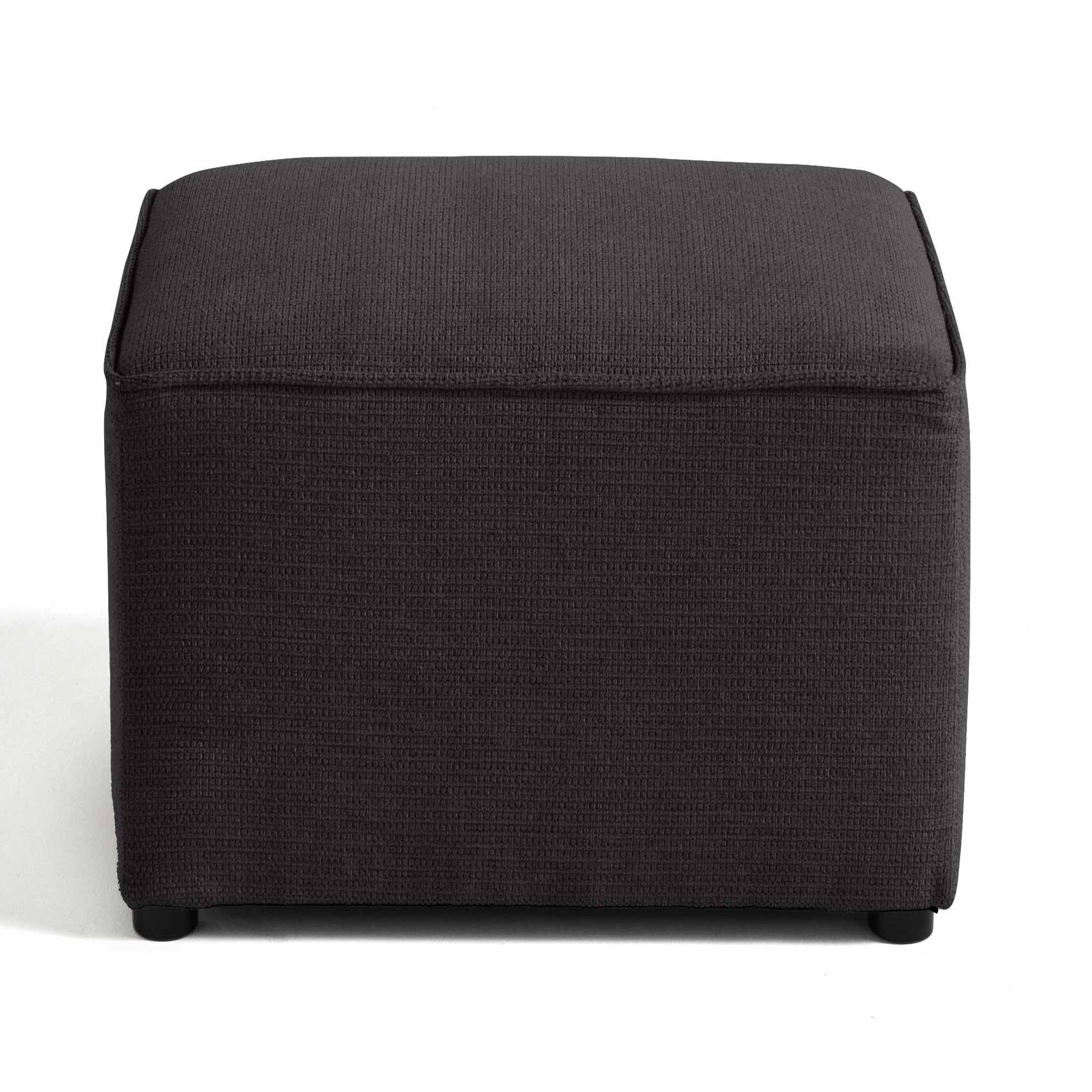 Voir la diapositive 5 : BEST MOBILIER Canopy - pouf - en tissu texturé