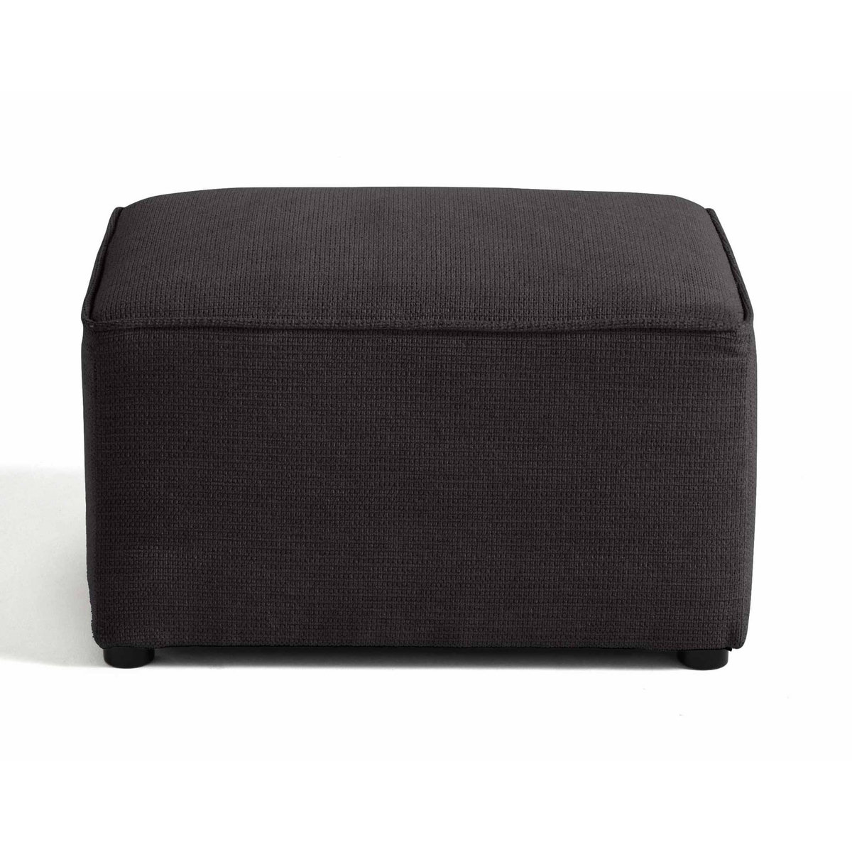 BEST MOBILIER Canopy - pouf - en tissu texturé