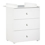 Voir la diapositive 2 : BABY PRICE Commode à langer 3 tiroirs NEW BASIC