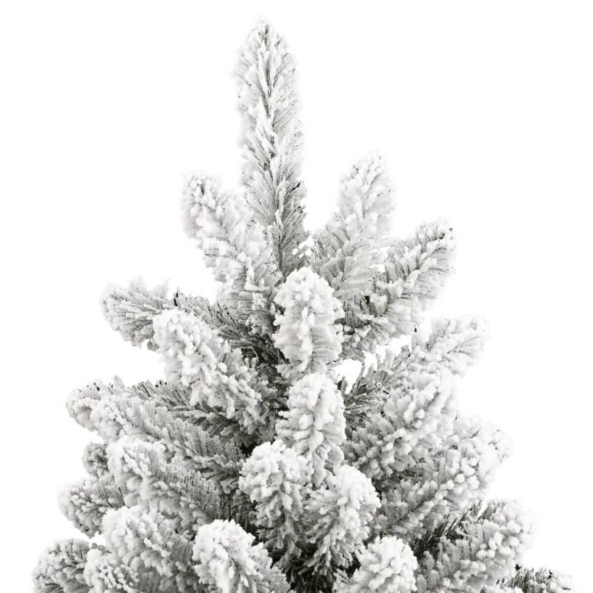 VIDAXL Sapin de Noël artificiel à charnières avec neige floquée 270 cm