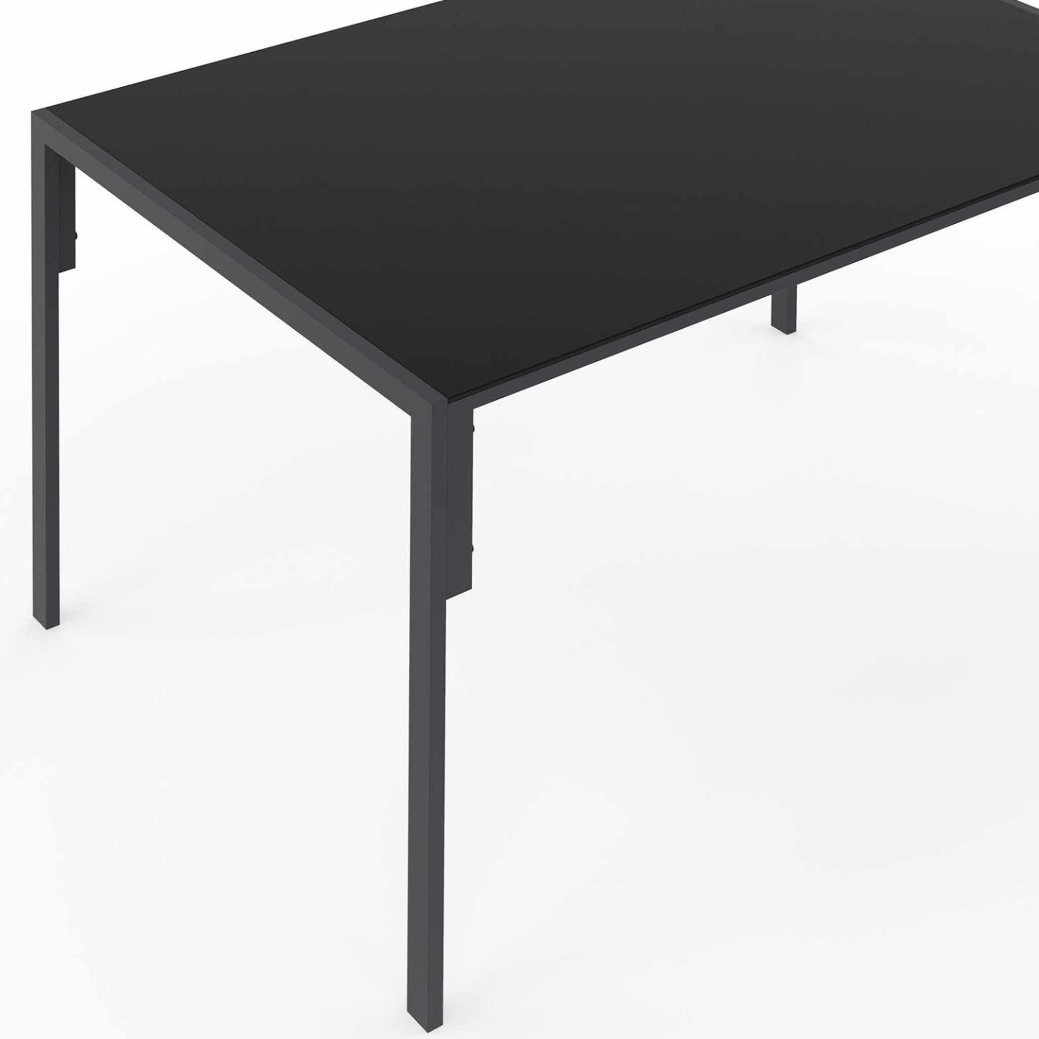 Voir la diapositive 4 : ID MARKET Salon de jardin repas nayla 8 places d'angle en métal et coussins gris avec table à manger, canapé d'angle, banquette, tabourets