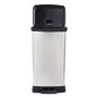 Voir la diapositive 4 : CURVER Curver Poubelle a pedale Deco 50 L Argente