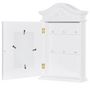 Voir la diapositive 5 : VIDAXL Armoire a cles avec cadre photo Blanc