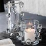 Voir la diapositive 3 : Paris Prix Vase Design en Verre  Pebbles  36cm Transparent