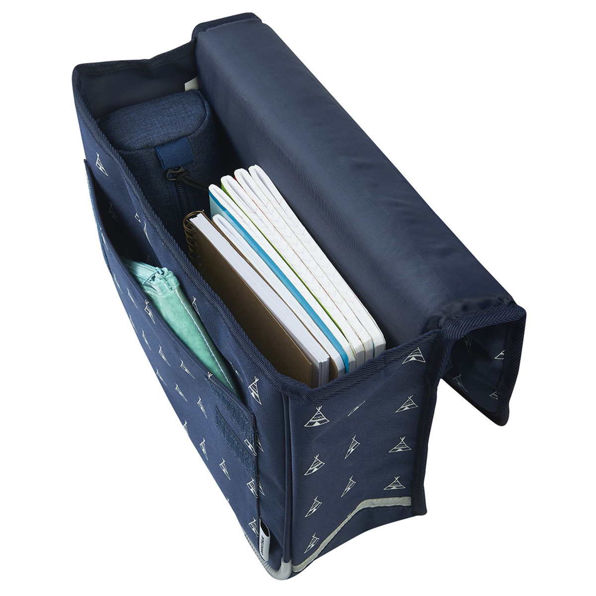 OBERTHUR Cartable maternelle 32 cm bleu motif ours