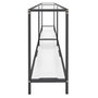 Voir la diapositive 4 : VIDAXL Table console Transparent 200x35x75,5 cm Verre trempe