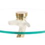 Voir la diapositive 3 : Paris Prix Table d'Appoint Design  Animality Girafe  58cm Or