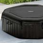 Voir la diapositive 3 : INTEX Spa gonflable PureSpa Carbone octogonal Jets et Bulles 4 places - Intex